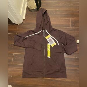 NEW Women's Grey KIRKLAND SIGNATURE Full Zip Stretch Hoodie Jacket Sz: S